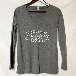 Clean Beauty Boss long sleeve t-shirt